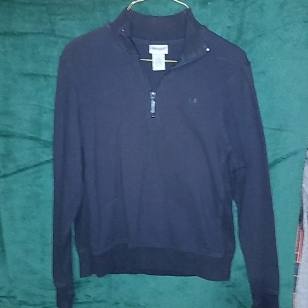 Pullover, front zip sweatshirt